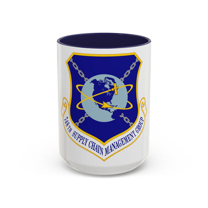 748 Supply Chain Management Group AFMC (U.S. Air Force) Accent Coffee Mug