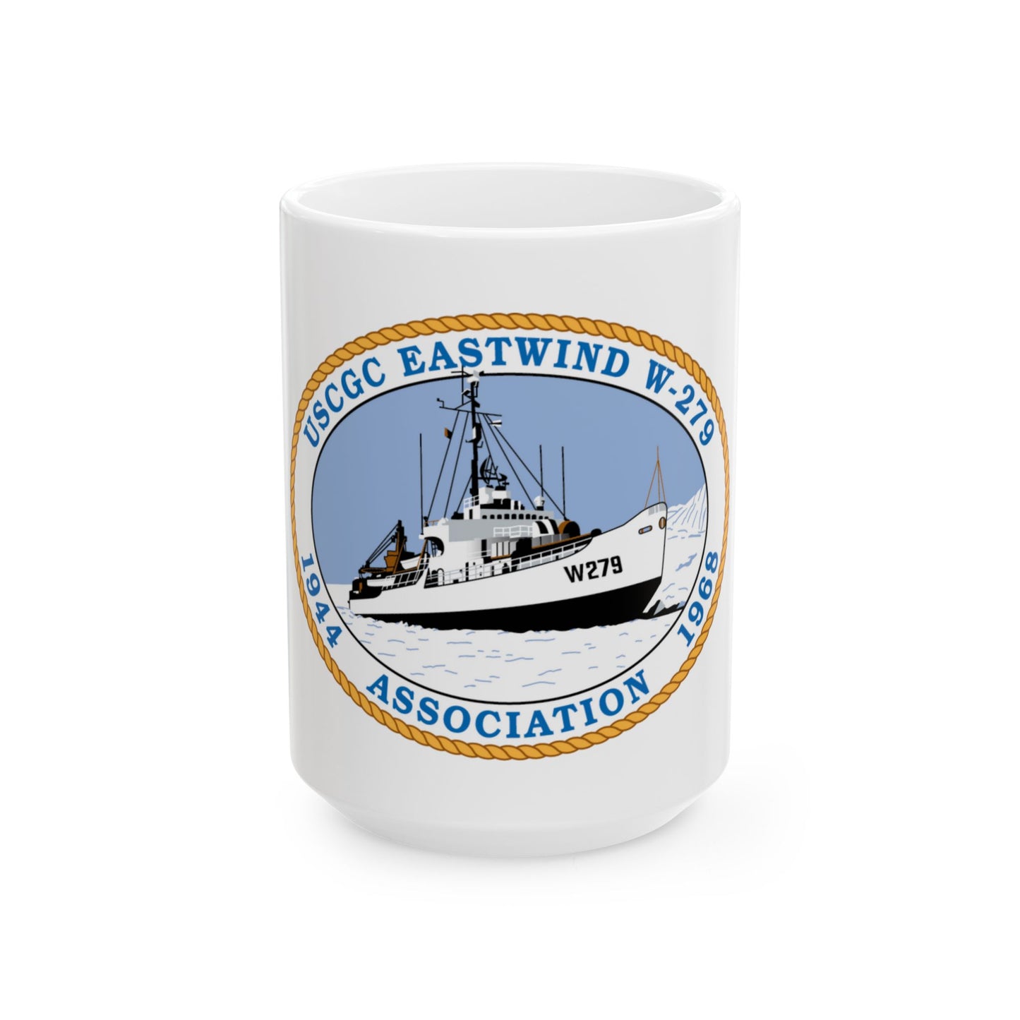 USCG Eastwind W 279 (U.S. Coast Guard) White Coffee Mug