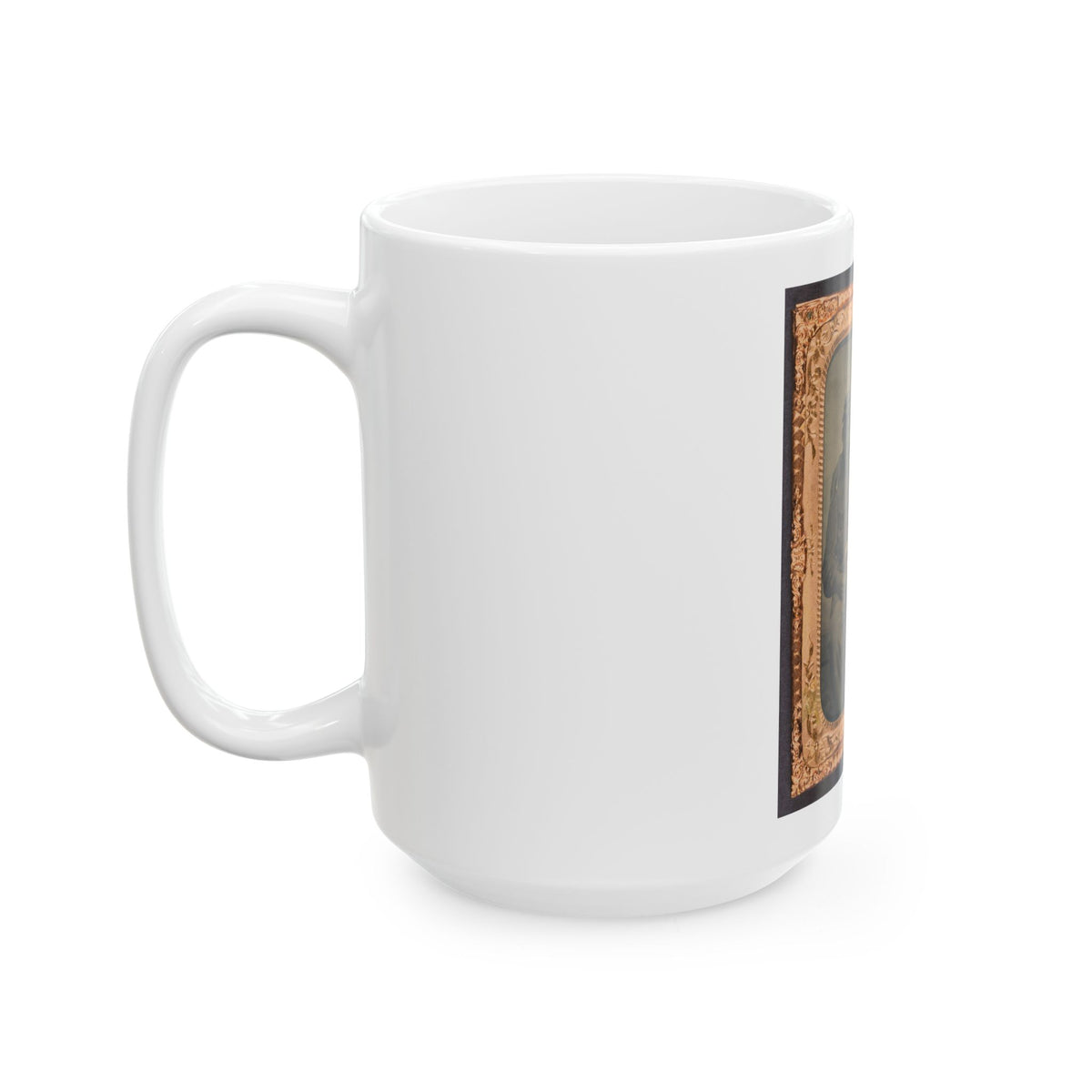 Two Brothers In Arms (U.S. Civil War) White Coffee Mug