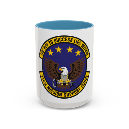 116th Mission Support Flight (U.S. Air Force) Accent Coffee Mug