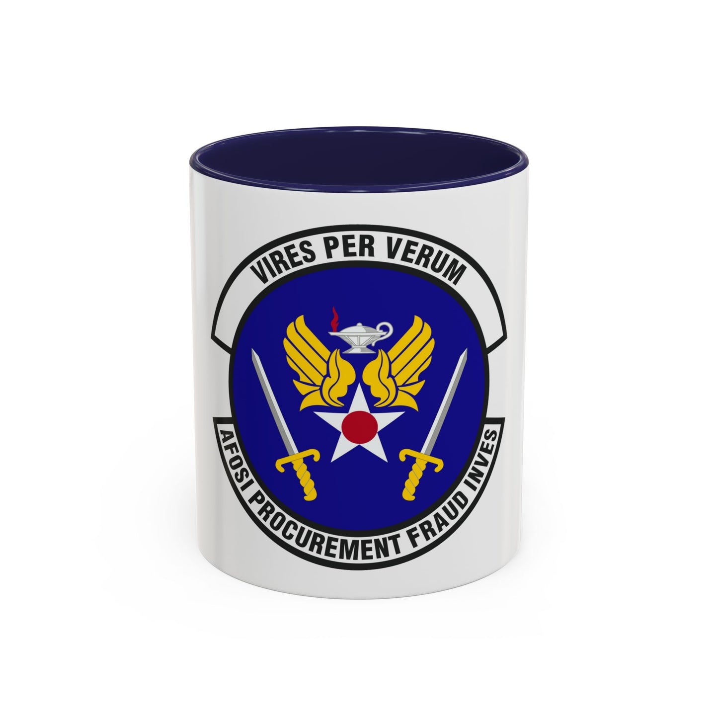 AFOSI Office of Procurement Fraud Investigations (U.S. Air Force) Accent Coffee Mug