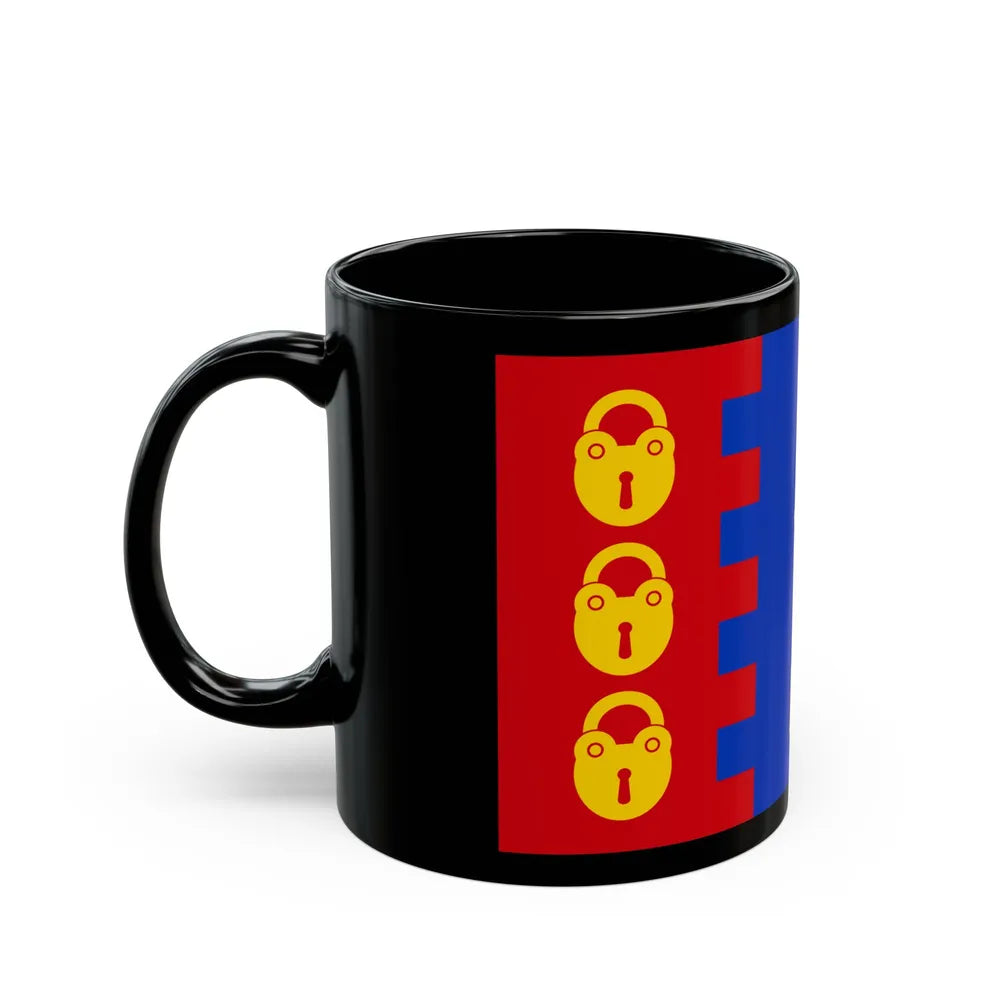 Flag of Willenhall UK - Black Coffee Mug-Go Mug Yourself