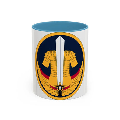 Reserve Careers Division (U.S. Army) Accent Coffee Mug-11oz-Light Blue-Go Mug Yourself