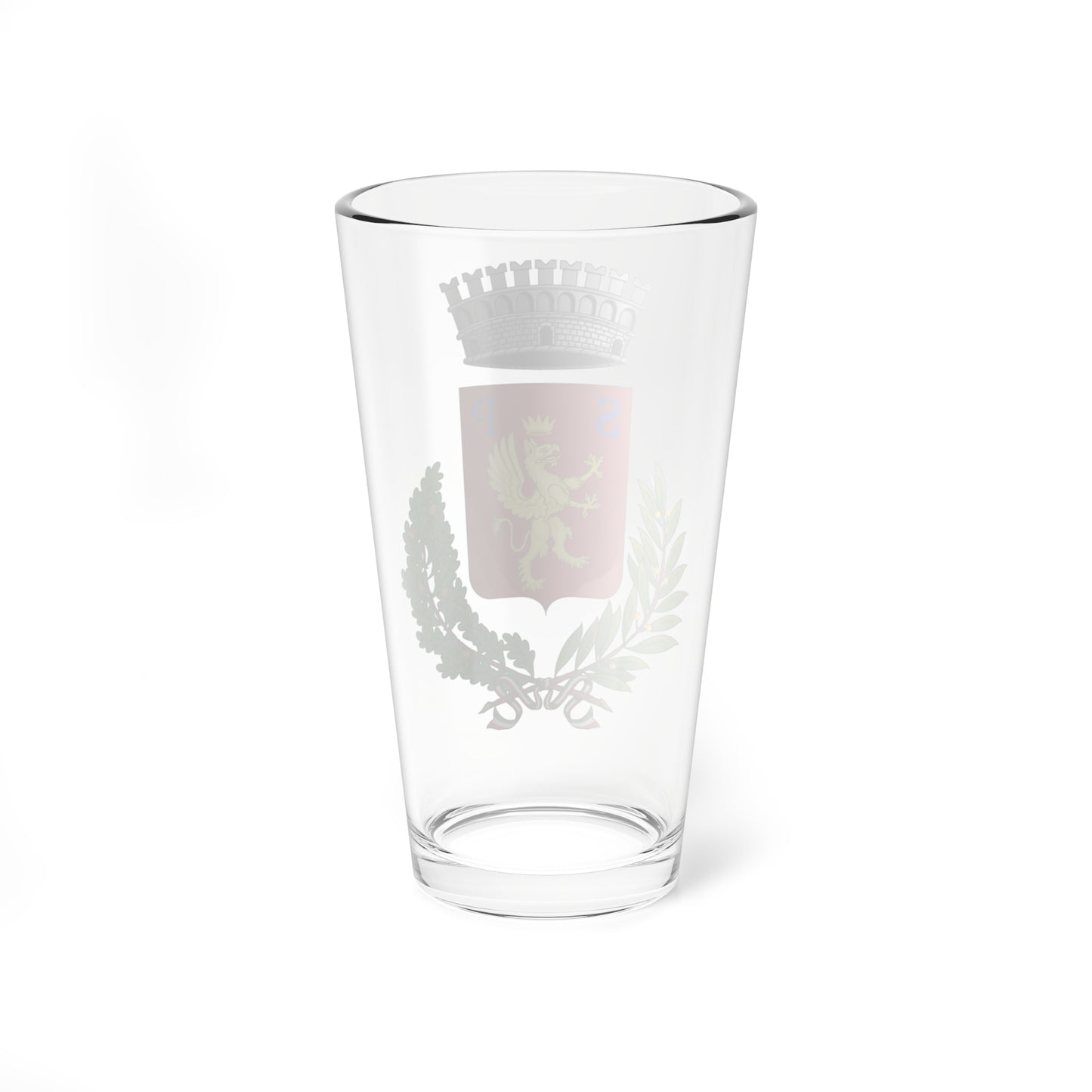 Diano San Pietro-Stemma (Italy) (Coat of Arms) Pint Glass 16oz
