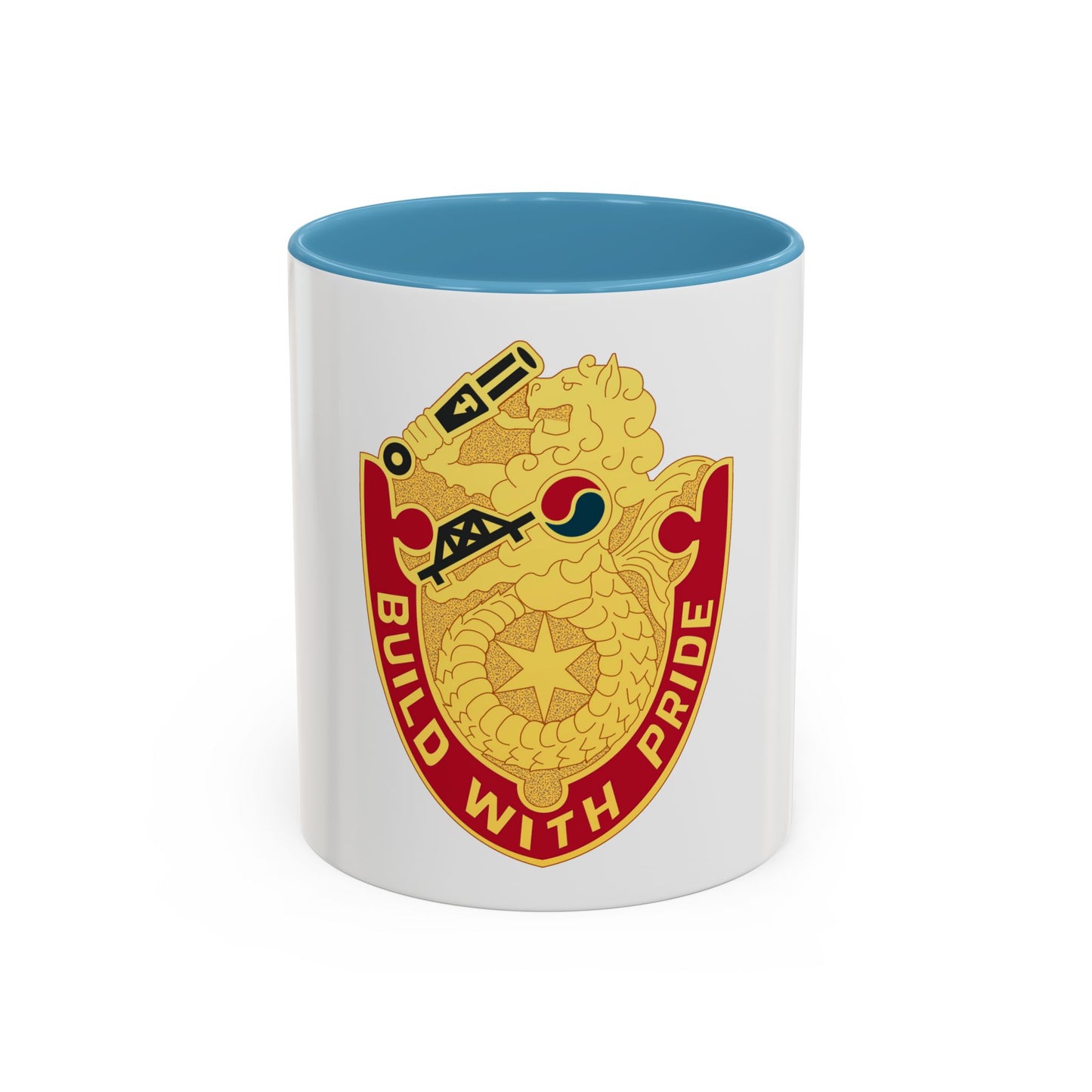 93 Engineer Battalion (U.S. Army) Accent Coffee Mug