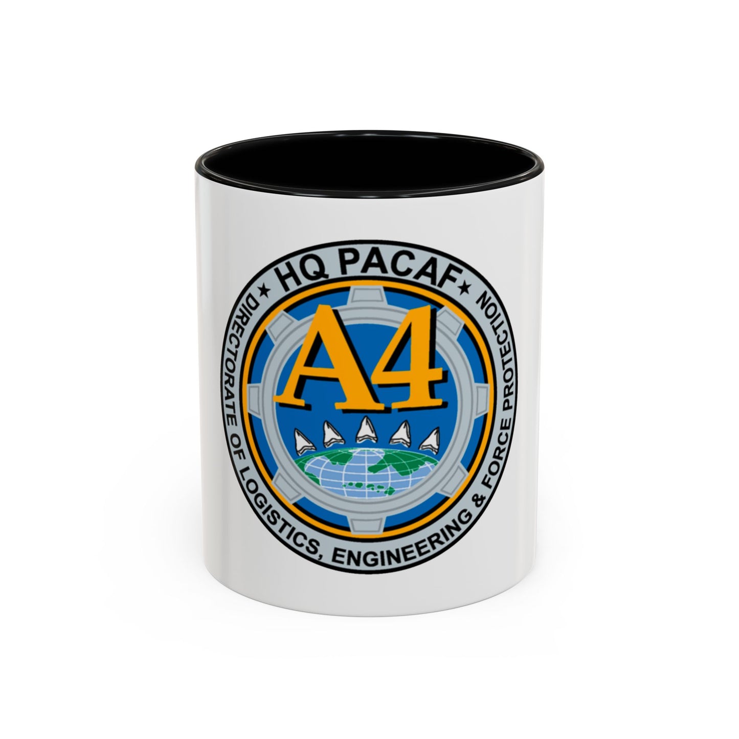HQ PACAF A4 (U.S. Air Force) Accent Coffee Mug