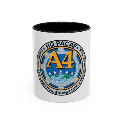 HQ PACAF A4 (U.S. Air Force) Accent Coffee Mug