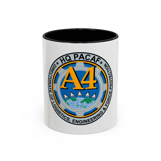 HQ PACAF A4 (U.S. Air Force) Accent Coffee Mug