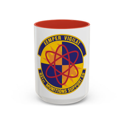 831st Munitions Support Squadron (U.S. Air Force) Accent Coffee Mug