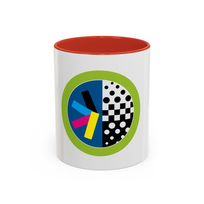 Graphic Arts (Boy Scout Merit Badge) Accent Coffee Mug