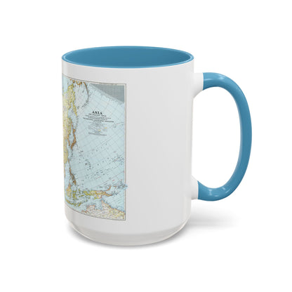 Asia and Adjacent Areas (1942) (Map) Accent Coffee Mug
