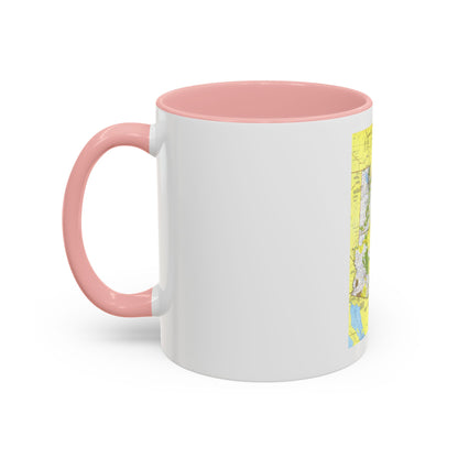 USA - Southwest 1 (1977) (Map) Accent Coffee Mug