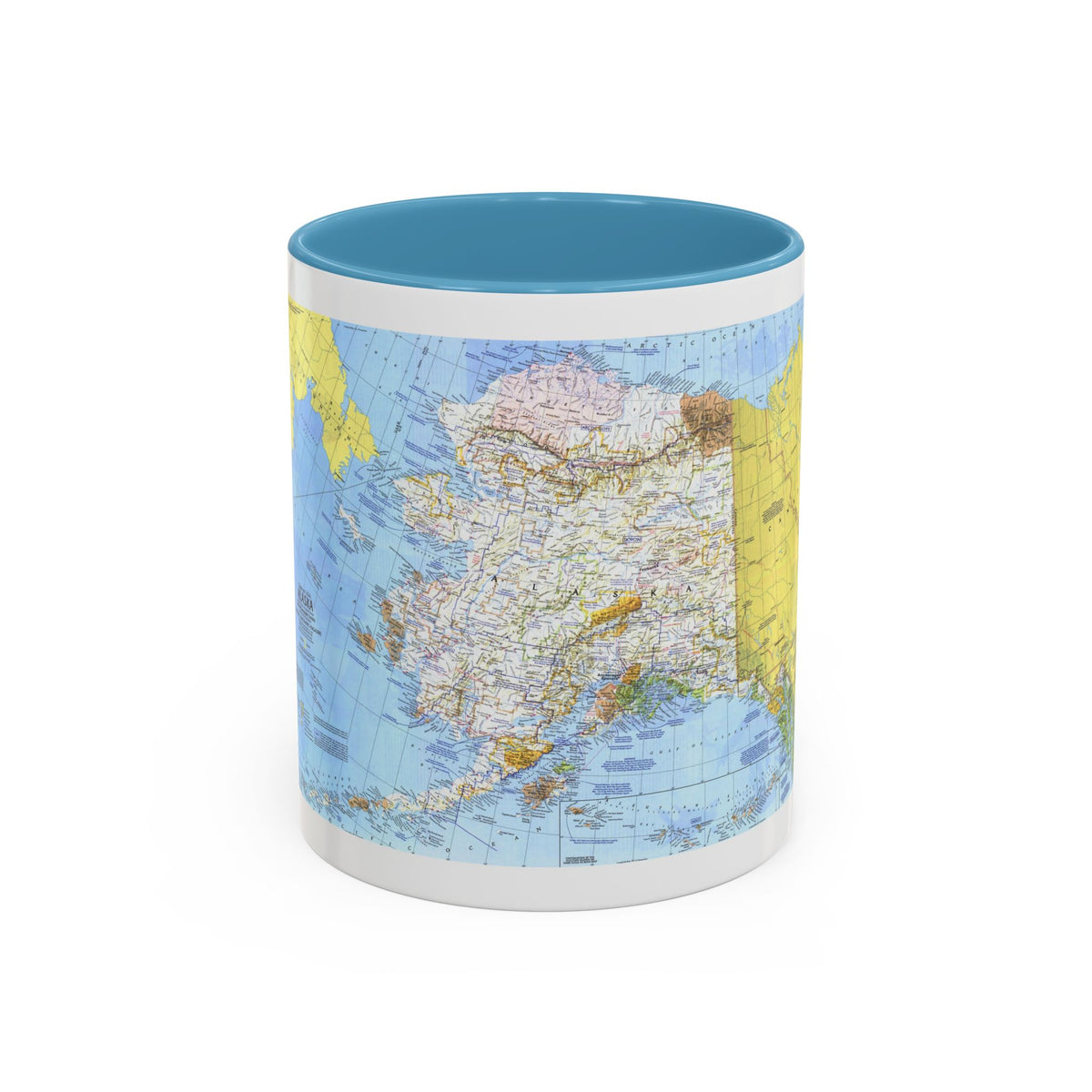 USA - Alaska (1975) (Map) Accent Coffee Mug
