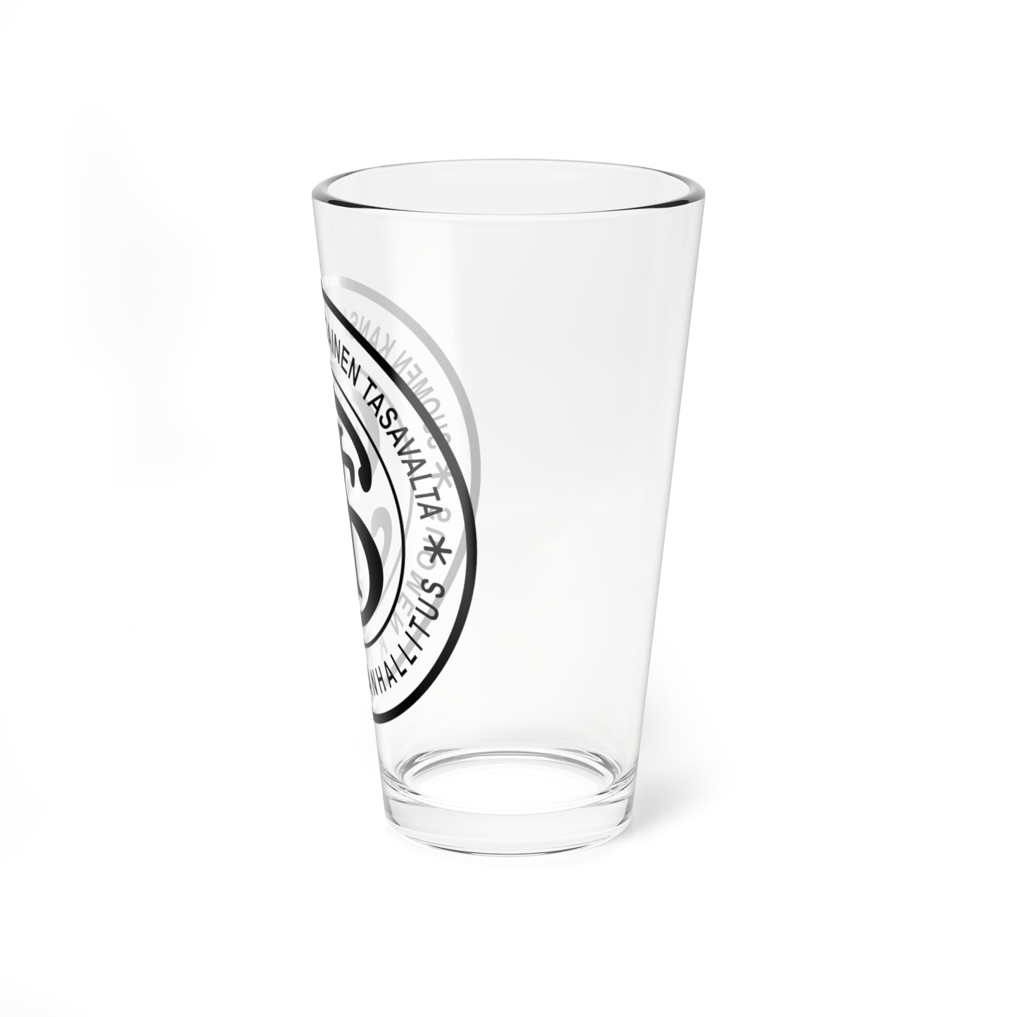 Seal of the Finnish Democratic Republic (Finland) (Coat of Arms) Pint Glass 16oz