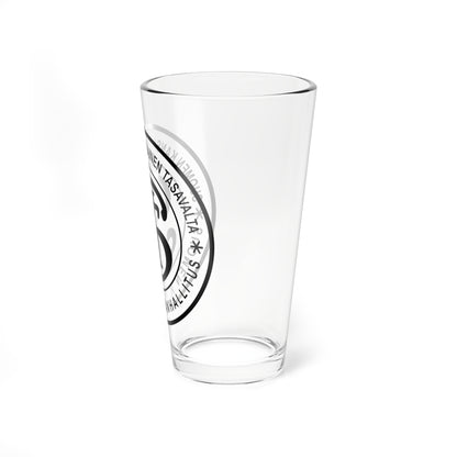 Seal of the Finnish Democratic Republic (Finland) (Coat of Arms) Pint Glass 16oz