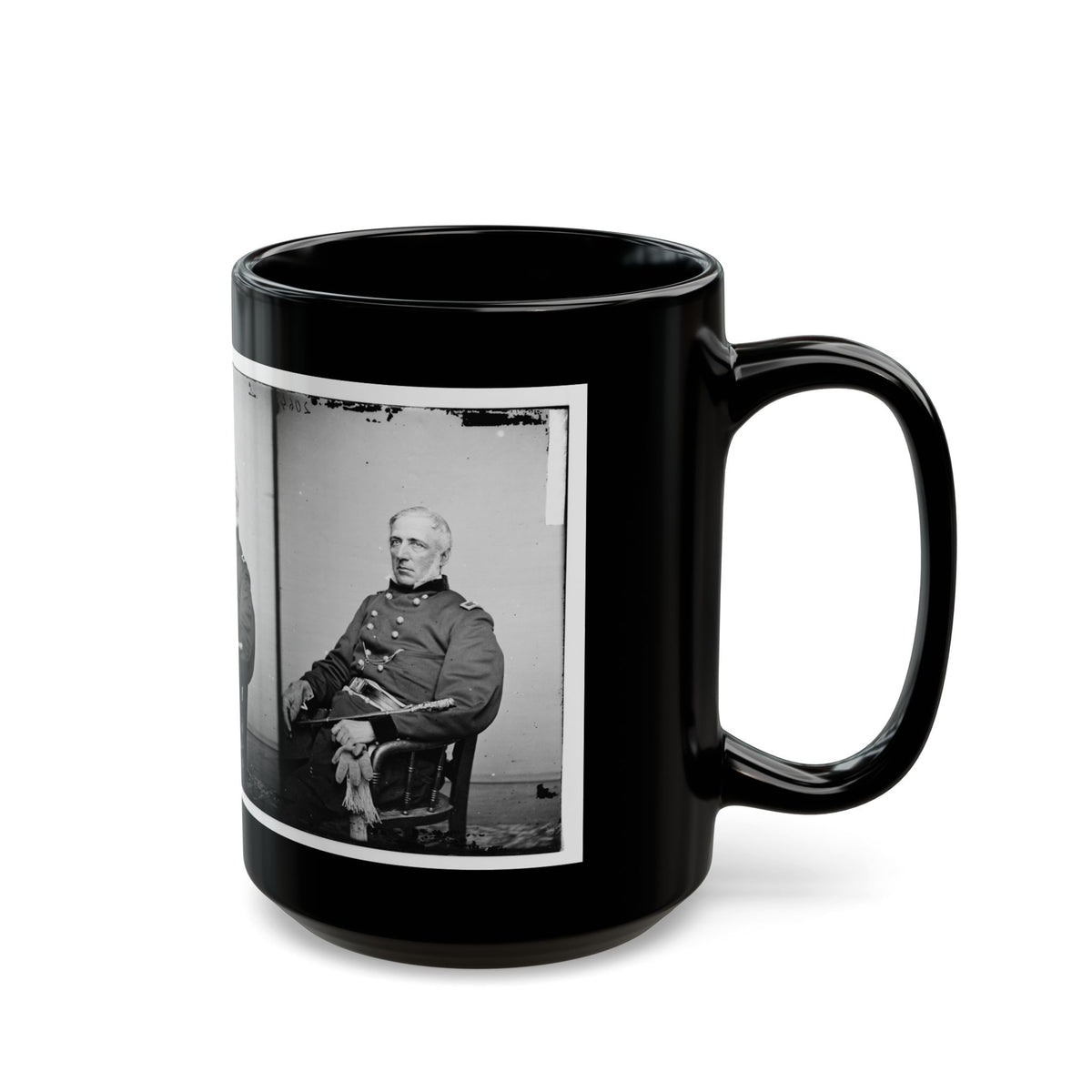 Portrait Of Brig. Gen. James S. Wadsworth, Officer Of The Federal Army (U.S. Civil War) Black Coffee Mug