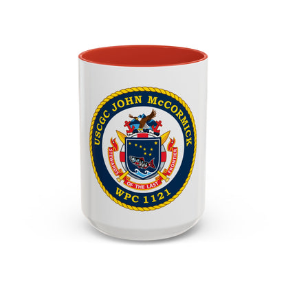 USS John McCormick WPC 1121 (U.S. Coast Guard) Accent Coffee Mug