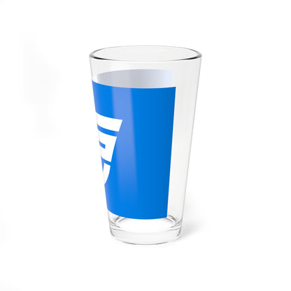Flag of Isawa Yamanashi 1962-2004 (Japan) Pint Glass 16oz