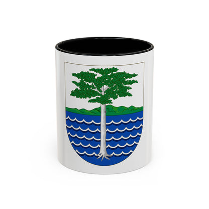 Coat of Arms of the Portuguese and Spanish Guinea - Accent Coffee Mug