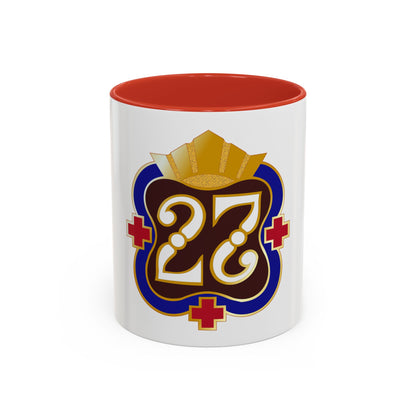 27 Surgical Hospital (U.S. Army) Accent Coffee Mug