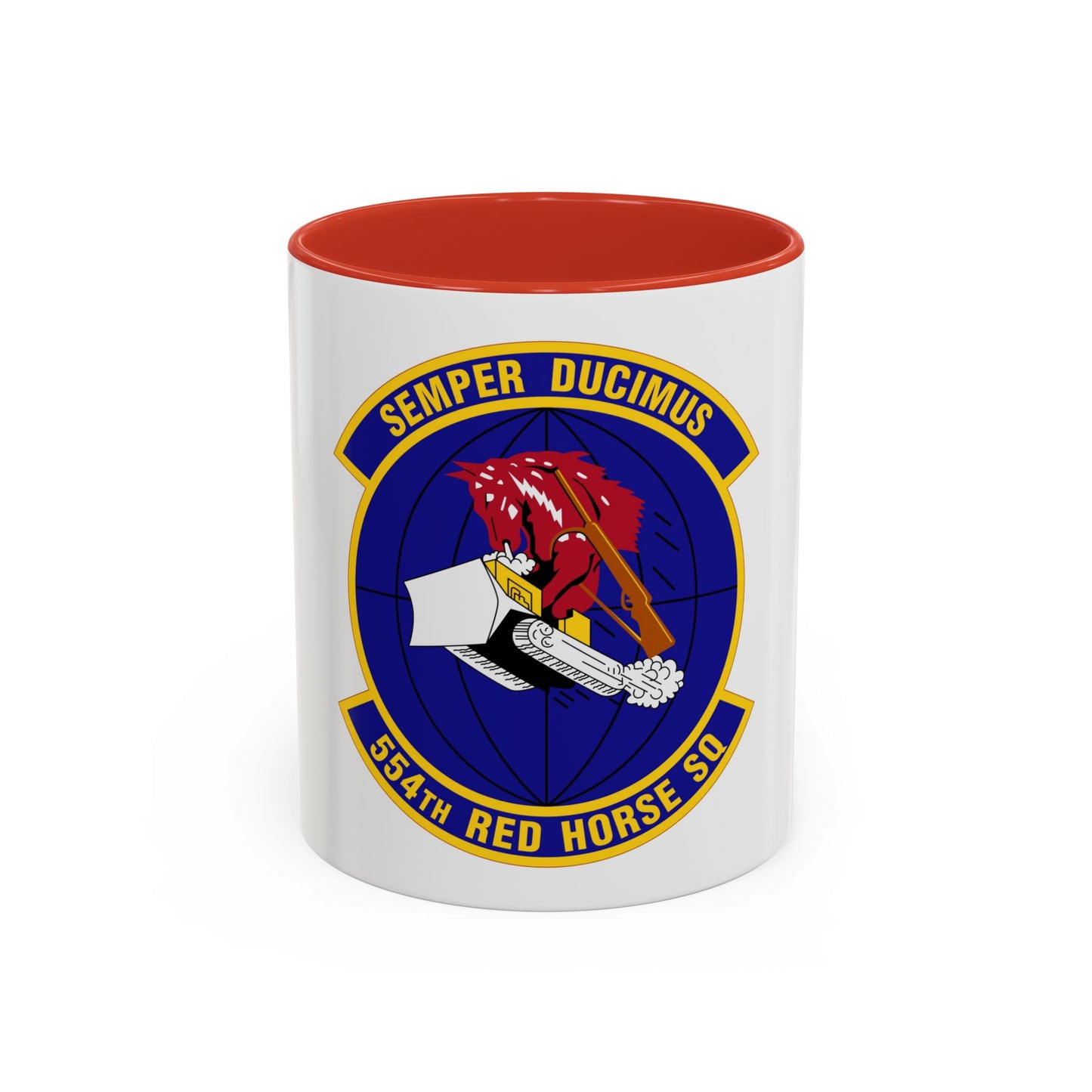 554 RED HORSE Squadron PACAF (U.S. Air Force) Accent Coffee Mug