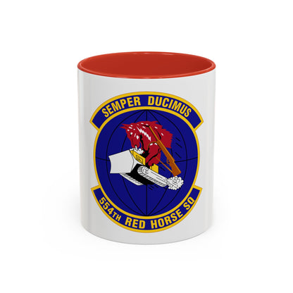 554 RED HORSE Squadron PACAF (U.S. Air Force) Accent Coffee Mug