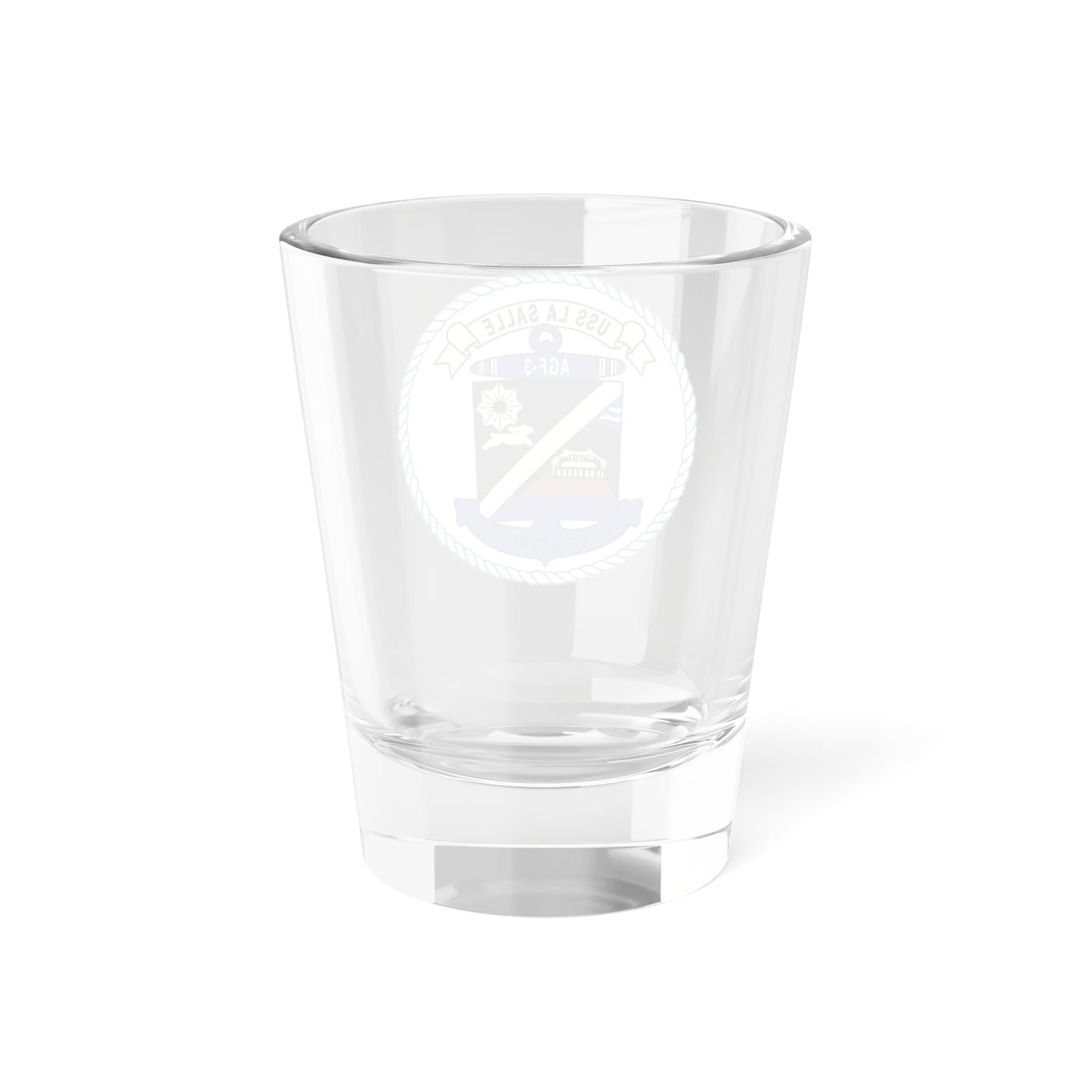 USS LA SALLE AGF 3 (U.S. Navy) Shot Glass 1.5oz