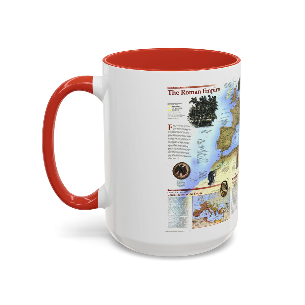 Roman Empire (1997) (Map) Accent Coffee Mug
