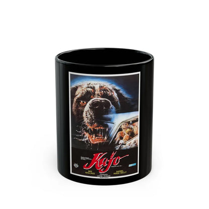 CUJO (TURKISH) 1983 Movie Poster - Black Coffee Mug-11oz-Go Mug Yourself