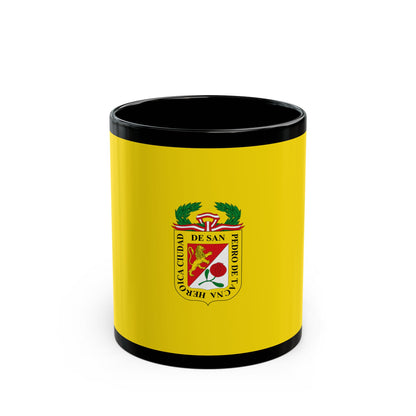 Flag of Tacna capital of the Tacna Region Peru - Black Coffee Mug-11oz-Go Mug Yourself