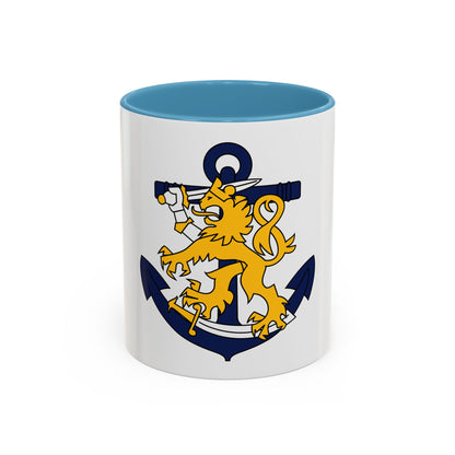 Coat of Arms of Finnish Navy - Accent Coffee Mug