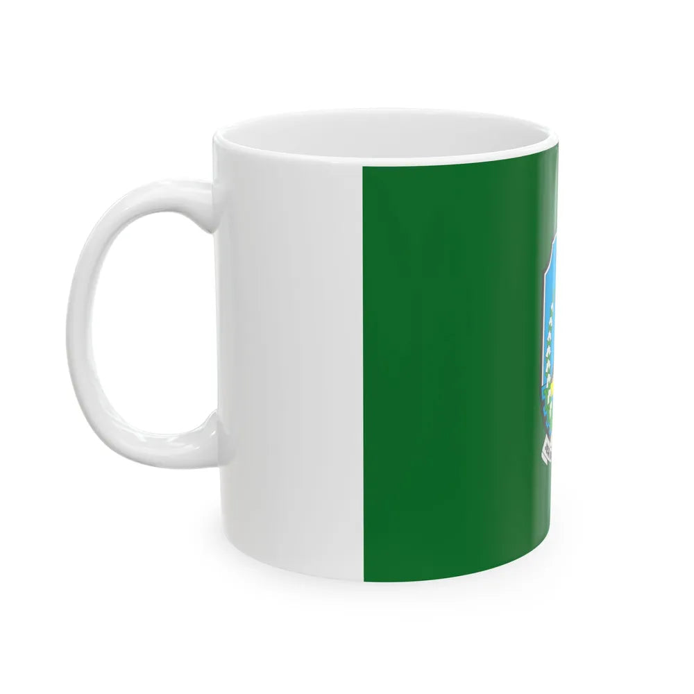 Flag of East Java Indonesia - White Coffee Mug-Go Mug Yourself