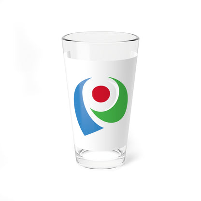 Flag of Iwata Shizuoka (Japan) Pint Glass 16oz