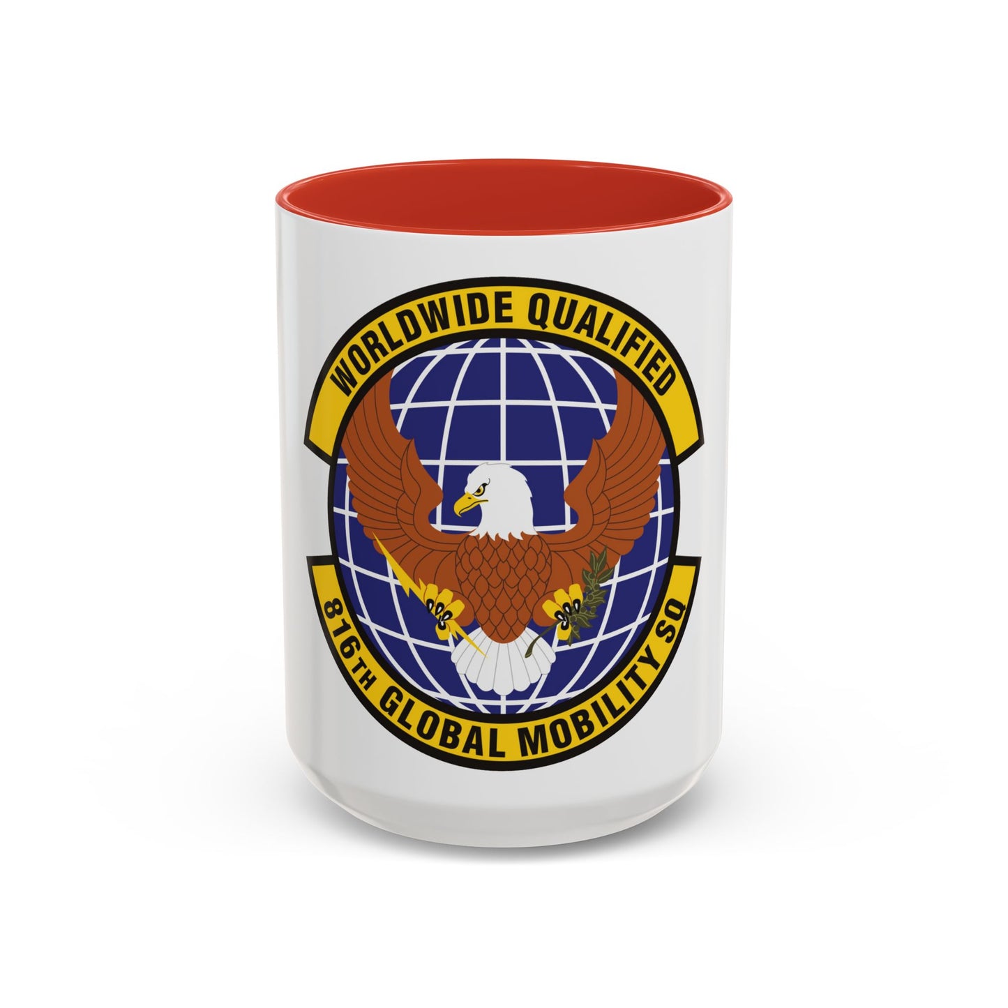 816th Global Mobility Squadron (U.S. Air Force) Accent Coffee Mug