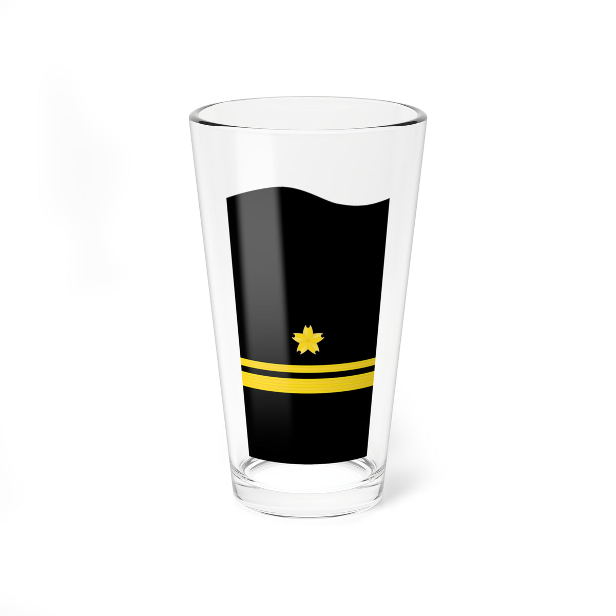 JMSDF Lieutenant Junior Grade insignia a (Japan) (Military Rank) Pint Glass 16oz