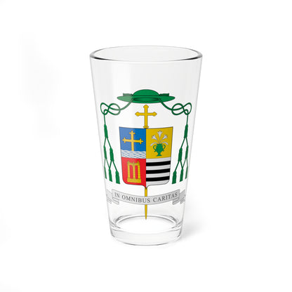 Escudo de Antonio Ceballos Atienza (Spain) (Coat of Arms) Pint Glass 16oz