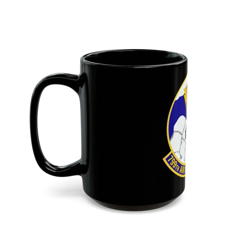 799th Air Base Squadron (U.S. Air Force) Black Coffee Mug-Go Mug Yourself