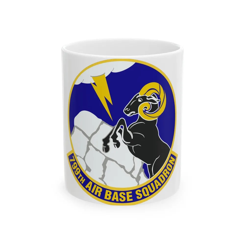 799th Air Base Squadron (U.S. Air Force) White Coffee Mug-11oz-Go Mug Yourself