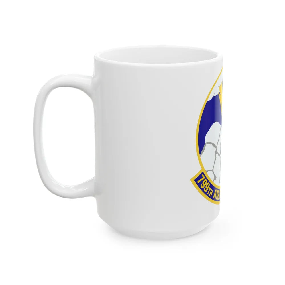 799th Air Base Squadron (U.S. Air Force) White Coffee Mug-Go Mug Yourself