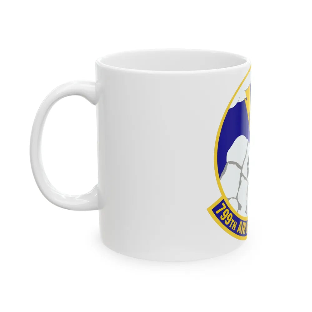 799th Air Base Squadron (U.S. Air Force) White Coffee Mug-Go Mug Yourself