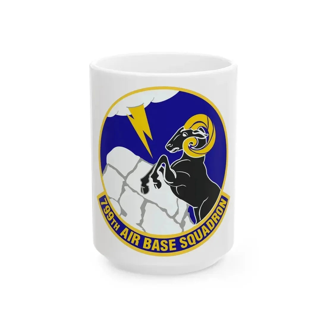 799th Air Base Squadron (U.S. Air Force) White Coffee Mug 15oz - Go Mug Yourself
