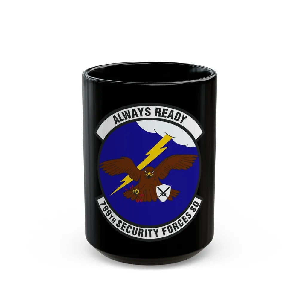 799th Security Forces Squadron (U.S. Air Force) Black Coffee Mug-15oz-Go Mug Yourself