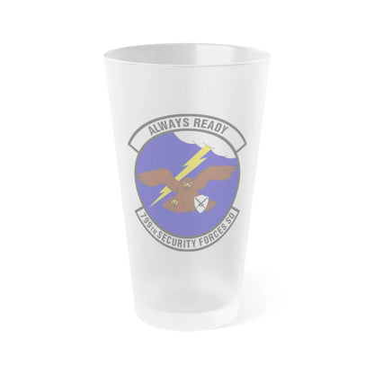 799th Security Forces Squadron (U.S. Air Force) Frosted Pint Glass 16oz-16oz-Frosted-Go Mug Yourself