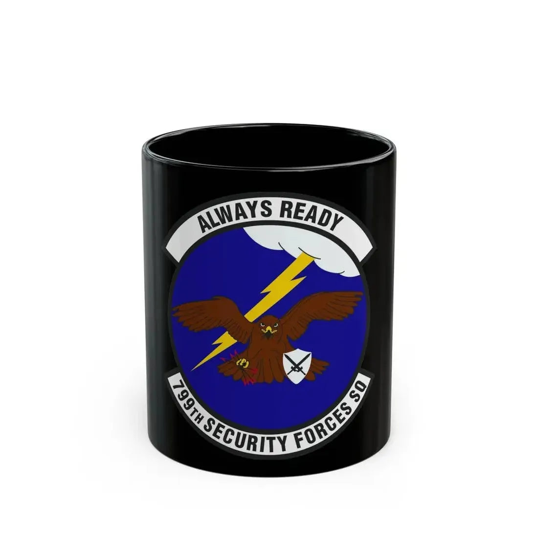 799th Security Forces Squadron (U.S. Air Force) Black Coffee Mug 11oz - Go Mug Yourself