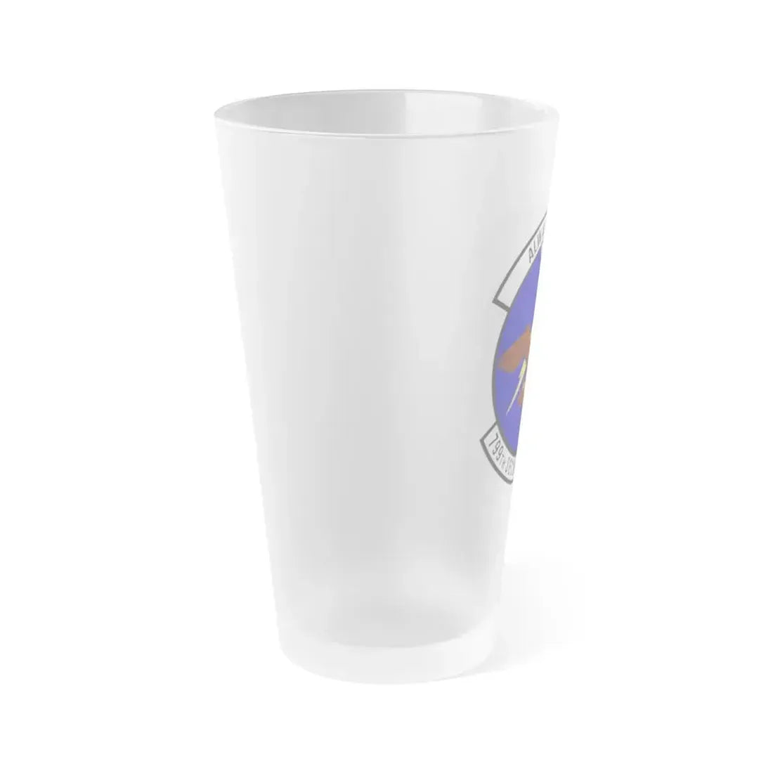 799th Security Forces Squadron (U.S. Air Force) Frosted Pint Glass 16oz - Go Mug Yourself