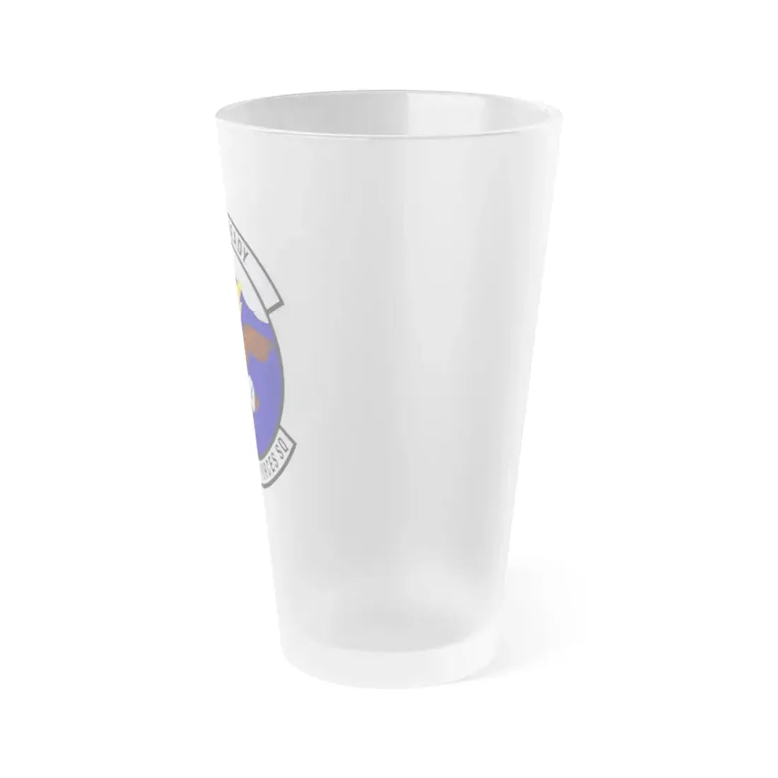 799th Security Forces Squadron (U.S. Air Force) Frosted Pint Glass 16oz - Go Mug Yourself