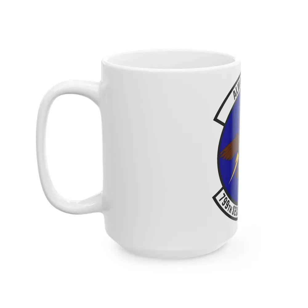 799th Security Forces Squadron (U.S. Air Force) White Coffee Mug - Go Mug Yourself