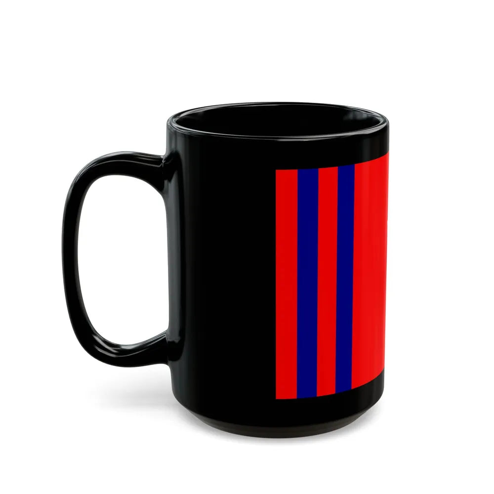 Flag of Volgograd Oblast Russia - Black Coffee Mug-Go Mug Yourself