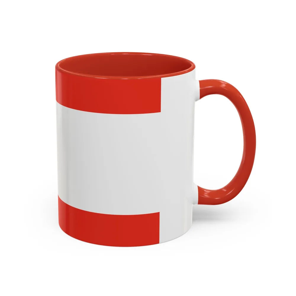 Flag of Berlin Germany - Accent Coffee Mug-Go Mug Yourself