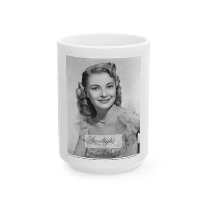 Lori Nelson #05 (Vintage Female Icon) White Coffee Mug-15oz-Go Mug Yourself